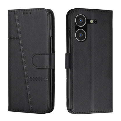 Stitching Calf Texture Buckle Leather Phone Case, For Tecno Pova Neo 3, For Tecno Pova 5 4G