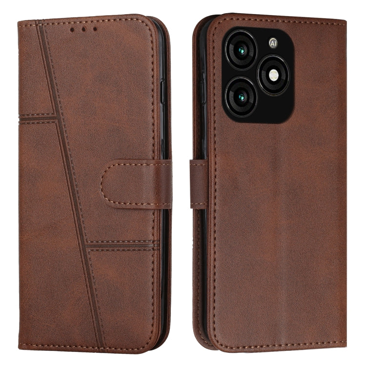 Stitching Calf Texture Buckle Leather Phone Case, For Tecno Camon 40 Pro 5G, For Tecno Spark 30C 5G / Pop 9 5G, For Tecno Camon 30S, For Tecno Spark 30 5G, For Tecno Spark 30 Pro, For Tecno Spark 30 4G, For Tecno Spark Go 5G 2025 Global                ...