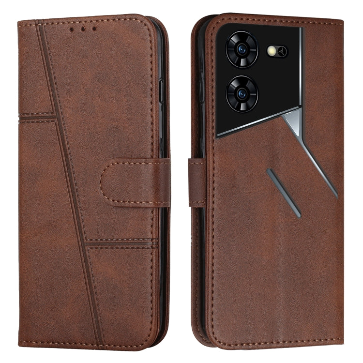 Stitching Calf Texture Buckle Leather Phone Case, For Tecno Camon 40 Pro 5G, For Tecno Spark 30C 5G / Pop 9 5G, For Tecno Camon 30S, For Tecno Spark 30 5G, For Tecno Spark 30 Pro, For Tecno Spark 30 4G, For Tecno Spark Go 5G 2025 Global                ...