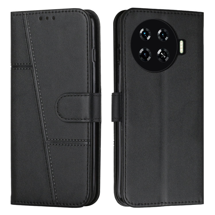 Stitching Calf Texture Buckle Leather Phone Case, For Tecno Camon 40 Pro 5G, For Tecno Spark 30C 5G / Pop 9 5G, For Tecno Camon 30S, For Tecno Spark 30 5G, For Tecno Spark 30 Pro, For Tecno Spark 30 4G, For Tecno Spark Go 5G 2025 Global                ...