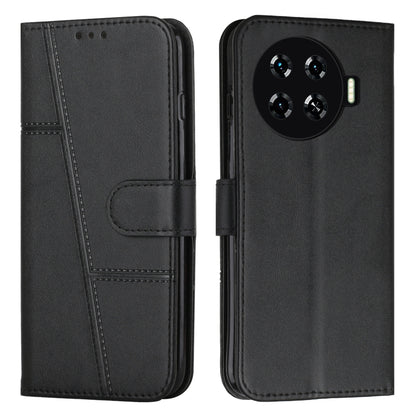 Stitching Calf Texture Buckle Leather Phone Case, For Tecno Camon 40 Pro 5G, For Tecno Spark 30C 5G / Pop 9 5G, For Tecno Camon 30S, For Tecno Spark 30 5G, For Tecno Spark 30 Pro, For Tecno Spark 30 4G, For Tecno Spark Go 5G 2025 Global                ...
