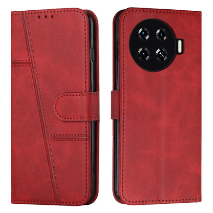 Stitching Calf Texture Buckle Leather Phone Case, For Tecno Camon 40 Pro 5G, For Tecno Spark 30C 5G / Pop 9 5G, For Tecno Camon 30S, For Tecno Spark 30 5G, For Tecno Spark 30 Pro, For Tecno Spark 30 4G, For Tecno Spark Go 5G 2025 Global                ...
