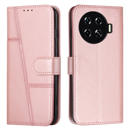 Stitching Calf Texture Buckle Leather Phone Case, For Tecno Camon 40 Pro 5G, For Tecno Spark 30C 5G / Pop 9 5G, For Tecno Camon 30S, For Tecno Spark 30 5G, For Tecno Spark 30 Pro, For Tecno Spark 30 4G, For Tecno Spark Go 5G 2025 Global                ...