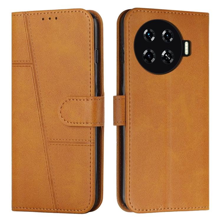 Stitching Calf Texture Buckle Leather Phone Case, For Tecno Camon 40 Pro 5G, For Tecno Spark 30C 5G / Pop 9 5G, For Tecno Camon 30S, For Tecno Spark 30 5G, For Tecno Spark 30 Pro, For Tecno Spark 30 4G, For Tecno Spark Go 5G 2025 Global                ...