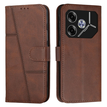 Stitching Calf Texture Buckle Leather Phone Case, For Tecno Camon 40 Pro 5G, For Tecno Spark 30C 5G / Pop 9 5G, For Tecno Camon 30S, For Tecno Spark 30 5G, For Tecno Spark 30 Pro, For Tecno Spark 30 4G, For Tecno Spark Go 5G 2025 Global                ...