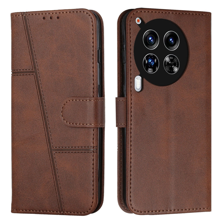 Stitching Calf Texture Buckle Leather Phone Case, For Tecno Camon 40 Pro 5G, For Tecno Spark 30C 5G / Pop 9 5G, For Tecno Camon 30S, For Tecno Spark 30 5G, For Tecno Spark 30 Pro, For Tecno Spark 30 4G, For Tecno Spark Go 5G 2025 Global                ...