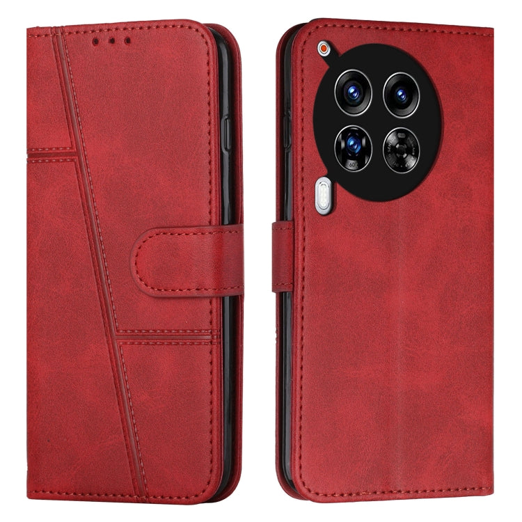 Stitching Calf Texture Buckle Leather Phone Case, For Tecno Camon 40 Pro 5G, For Tecno Spark 30C 5G / Pop 9 5G, For Tecno Camon 30S, For Tecno Spark 30 5G, For Tecno Spark 30 Pro, For Tecno Spark 30 4G, For Tecno Spark Go 5G 2025 Global                ...