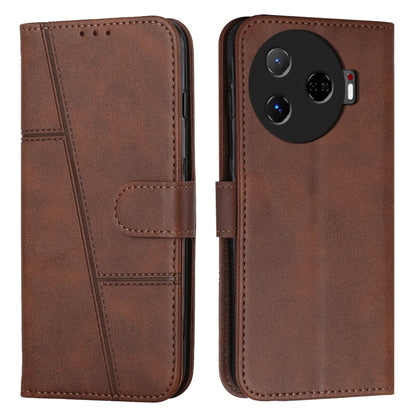 Stitching Calf Texture Buckle Leather Phone Case, For Tecno Camon 40 Pro 5G, For Tecno Spark 30C 5G / Pop 9 5G, For Tecno Camon 30S, For Tecno Spark 30 5G, For Tecno Spark 30 Pro, For Tecno Spark 30 4G, For Tecno Spark Go 5G 2025 Global                ...