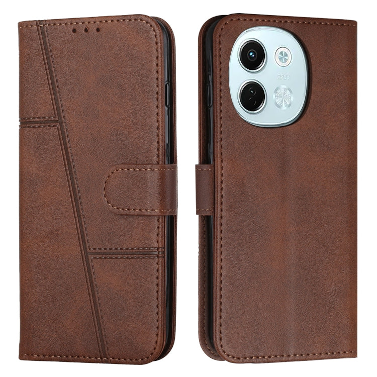 Stitching Calf Texture Buckle Leather Phone Case, For Tecno Camon 40 Pro 5G, For Tecno Spark 30C 5G / Pop 9 5G, For Tecno Camon 30S, For Tecno Spark 30 5G, For Tecno Spark 30 Pro, For Tecno Spark 30 4G, For Tecno Spark Go 5G 2025 Global                ...