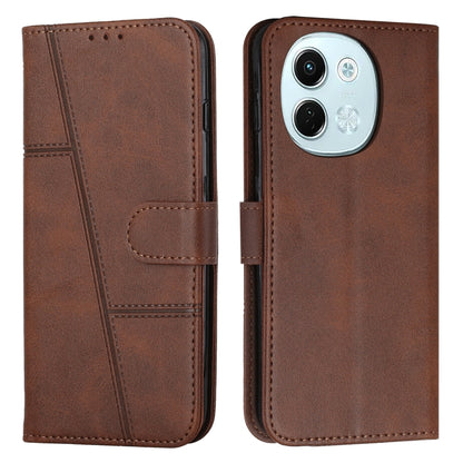 Stitching Calf Texture Buckle Leather Phone Case, For Tecno Camon 40 Pro 5G, For Tecno Spark 30C 5G / Pop 9 5G, For Tecno Camon 30S, For Tecno Spark 30 5G, For Tecno Spark 30 Pro, For Tecno Spark 30 4G, For Tecno Spark Go 5G 2025 Global                ...