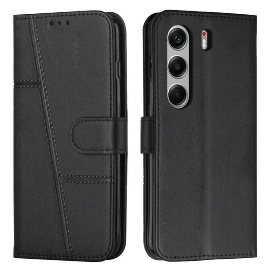 Stitching Calf Texture Buckle Leather Phone Case, For Tecno Camon 40 4G, For Tecno Camon 40 Pro 5G, For Tecno Spark 30C 5G / Pop 9 5G, For Tecno Camon 30S, For Tecno Spark 30 5G, For Tecno Spark 30 Pro, For Tecno Spark 30 4G                            ...