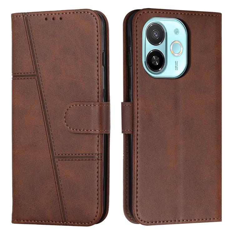 Stitching Calf Texture Buckle Leather Phone Case, For Tecno Camon 40 Pro 5G, For Tecno Spark 30C 5G / Pop 9 5G, For Tecno Camon 30S, For Tecno Spark 30 5G, For Tecno Spark 30 Pro, For Tecno Spark 30 4G, For Tecno Spark Go 5G 2025 Global                ...