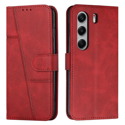 Stitching Calf Texture Buckle Leather Phone Case, For Tecno Spark 50 4G, For Tecno Camon 50 Pro 4G, For Tecno Camon 50 4G, For Tecno Spark Go 3, For Tenco Spark Slim 5G, For Tecno Spark 40C, For Tecno Pova 7 Pro 5G, For Tecno Pova 7 5G                 ...