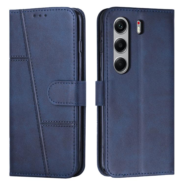 Stitching Calf Texture Buckle Leather Phone Case, For Tecno Spark 50 4G, For Tecno Camon 50 Pro 4G, For Tecno Camon 50 4G, For Tecno Spark Go 3, For Tenco Spark Slim 5G, For Tecno Spark 40C, For Tecno Pova 7 Pro 5G, For Tecno Pova 7 5G                 ...