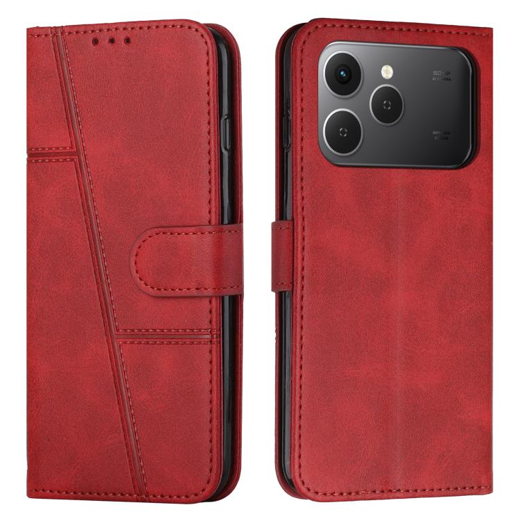 Stitching Calf Texture Buckle Leather Phone Case, For Tecno Spark 50 4G, For Tecno Camon 50 Pro 4G, For Tecno Camon 50 4G, For Tecno Spark Go 3, For Tenco Spark Slim 5G, For Tecno Spark 40C, For Tecno Pova 7 Pro 5G, For Tecno Pova 7 5G                 ...