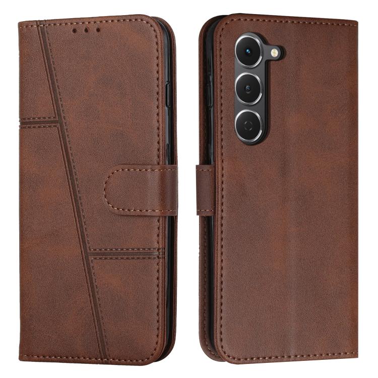 Stitching Calf Texture Buckle Leather Phone Case, For Tecno Spark 50 4G, For Tecno Camon 50 Pro 4G, For Tecno Camon 50 4G, For Tecno Spark Go 3, For Tenco Spark Slim 5G, For Tecno Spark 40C, For Tecno Pova 7 Pro 5G, For Tecno Pova 7 5G                 ...