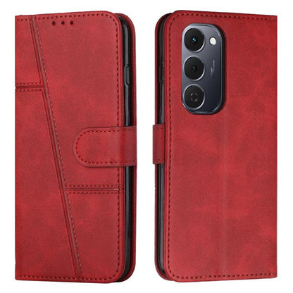 Stitching Calf Texture Buckle Leather Phone Case, For Tecno Spark 50 4G, For Tecno Camon 50 Pro 4G, For Tecno Camon 50 4G, For Tecno Spark Go 3, For Tenco Spark Slim 5G, For Tecno Spark 40C, For Tecno Pova 7 Pro 5G, For Tecno Pova 7 5G                 ...
