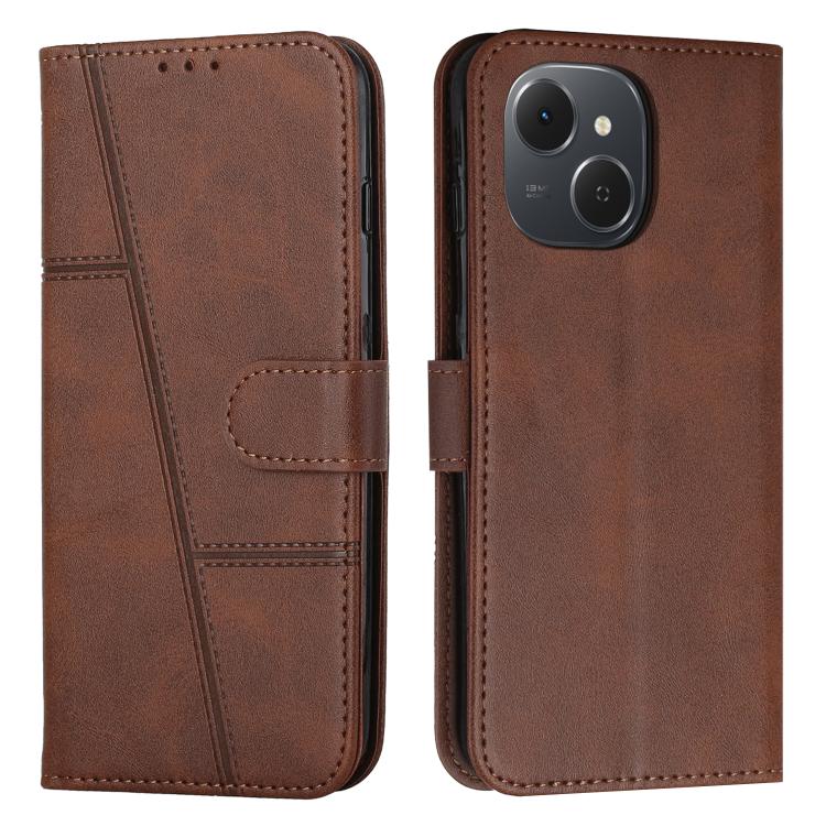 Stitching Calf Texture Buckle Leather Phone Case, For Tecno Spark 50 4G, For Tecno Camon 50 Pro 4G, For Tecno Camon 50 4G, For Tecno Spark Go 3, For Tenco Spark Slim 5G, For Tecno Spark 40C, For Tecno Pova 7 Pro 5G, For Tecno Pova 7 5G                 ...