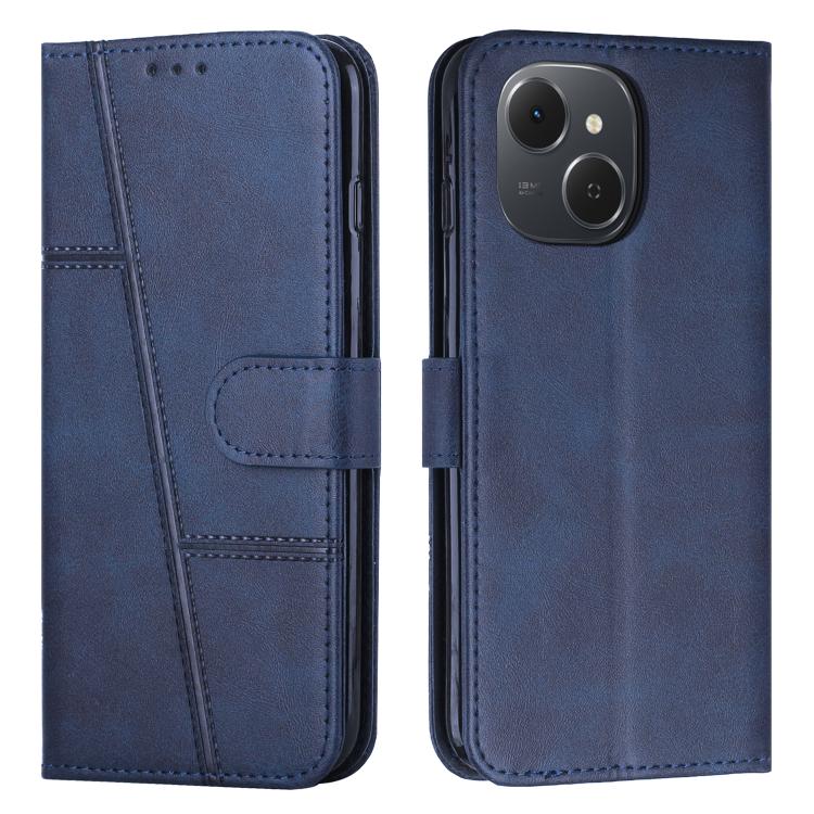 Stitching Calf Texture Buckle Leather Phone Case, For Tecno Spark 50 4G, For Tecno Camon 50 Pro 4G, For Tecno Camon 50 4G, For Tecno Spark Go 3, For Tenco Spark Slim 5G, For Tecno Spark 40C, For Tecno Pova 7 Pro 5G, For Tecno Pova 7 5G                 ...