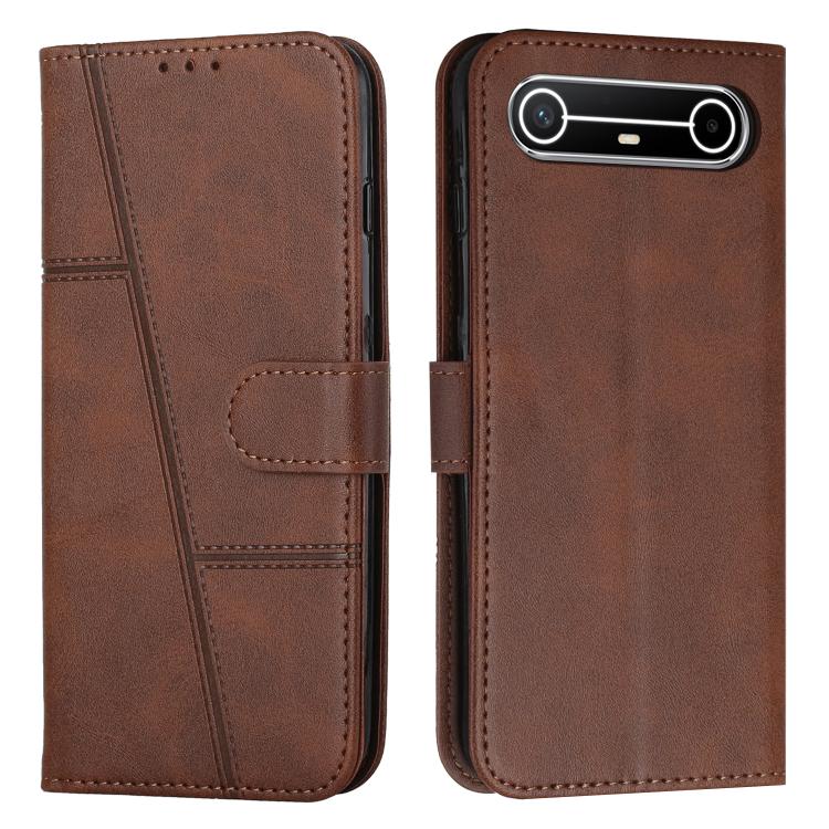 Stitching Calf Texture Buckle Leather Phone Case, For Tecno Spark 50 4G, For Tecno Camon 50 Pro 4G, For Tecno Camon 50 4G, For Tecno Spark Go 3, For Tenco Spark Slim 5G, For Tecno Spark 40C, For Tecno Pova 7 Pro 5G, For Tecno Pova 7 5G                 ...