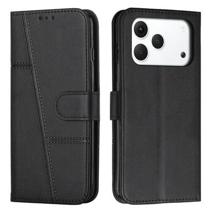 Stitching Calf Texture Buckle Leather Phone Case, For Tecno Spark 50 4G, For Tecno Camon 50 Pro 4G, For Tecno Camon 50 4G, For Tecno Spark Go 3, For Tenco Spark Slim 5G, For Tecno Spark 40C, For Tecno Pova 7 Pro 5G, For Tecno Pova 7 5G                 ...