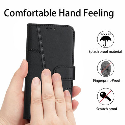 Stitching Calf Texture Buckle Leather Phone Case, For Tecno Spark 50 4G, For Tecno Camon 50 Pro 4G, For Tecno Camon 50 4G, For Tecno Spark Go 3, For Tenco Spark Slim 5G, For Tecno Spark 40C, For Tecno Pova 7 Pro 5G, For Tecno Pova 7 5G                 ...