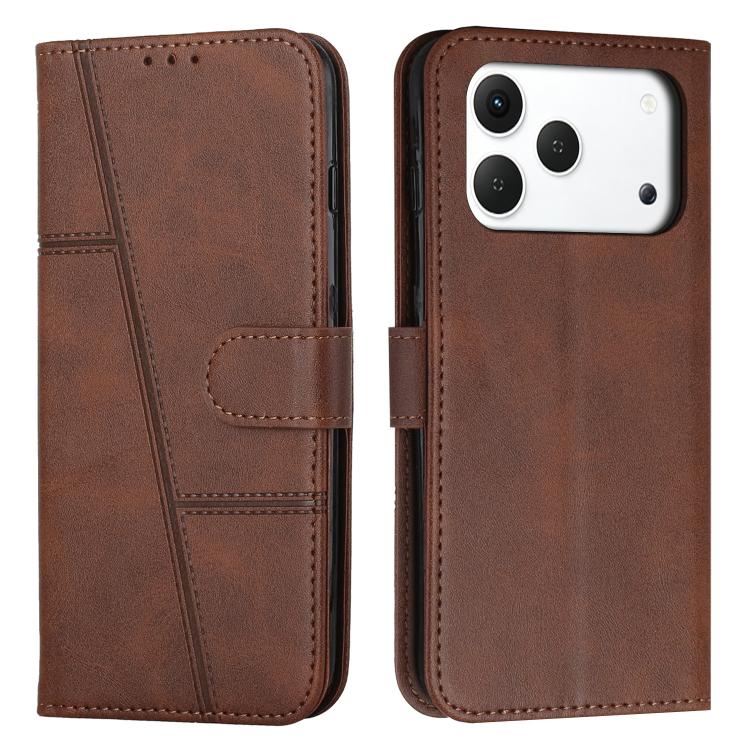 Stitching Calf Texture Buckle Leather Phone Case, For Tecno Spark 50 4G, For Tecno Camon 50 Pro 4G, For Tecno Camon 50 4G, For Tecno Spark Go 3, For Tenco Spark Slim 5G, For Tecno Spark 40C, For Tecno Pova 7 Pro 5G, For Tecno Pova 7 5G                 ...