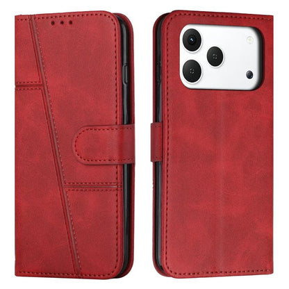 Stitching Calf Texture Buckle Leather Phone Case, For Tecno Spark 50 4G, For Tecno Camon 50 Pro 4G, For Tecno Camon 50 4G, For Tecno Spark Go 3, For Tenco Spark Slim 5G, For Tecno Spark 40C, For Tecno Pova 7 Pro 5G, For Tecno Pova 7 5G                 ...