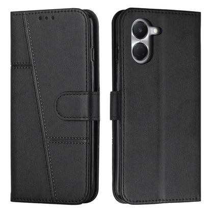 Stitching Calf Texture Buckle Leather Phone Case, For Tecno Spark 50 4G, For Tecno Camon 50 Pro 4G, For Tecno Camon 50 4G, For Tecno Spark Go 3, For Tenco Spark Slim 5G, For Tecno Spark 40C, For Tecno Pova 7 Pro 5G, For Tecno Pova 7 5G                 ...