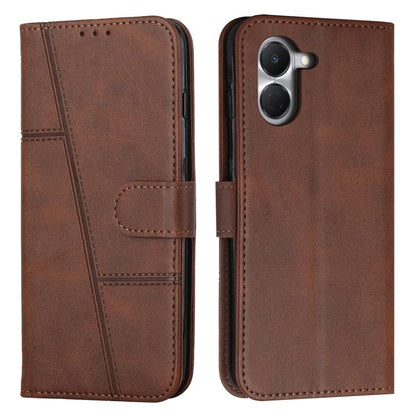 Stitching Calf Texture Buckle Leather Phone Case, For Tecno Spark 50 4G, For Tecno Camon 50 Pro 4G, For Tecno Camon 50 4G, For Tecno Spark Go 3, For Tenco Spark Slim 5G, For Tecno Spark 40C, For Tecno Pova 7 Pro 5G, For Tecno Pova 7 5G                 ...