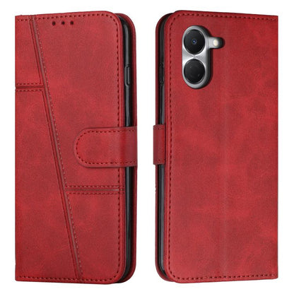 Stitching Calf Texture Buckle Leather Phone Case, For Tecno Spark 50 4G, For Tecno Camon 50 Pro 4G, For Tecno Camon 50 4G, For Tecno Spark Go 3, For Tenco Spark Slim 5G, For Tecno Spark 40C, For Tecno Pova 7 Pro 5G, For Tecno Pova 7 5G                 ...