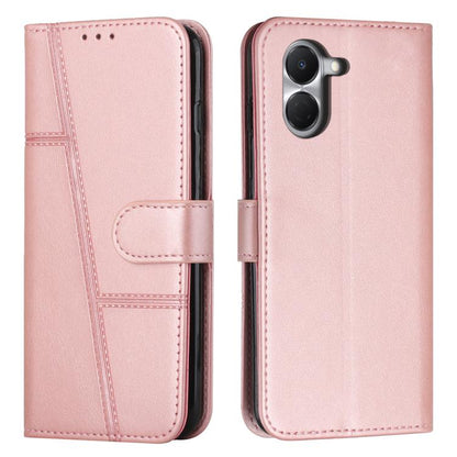 Stitching Calf Texture Buckle Leather Phone Case, For Tecno Spark 50 4G, For Tecno Camon 50 Pro 4G, For Tecno Camon 50 4G, For Tecno Spark Go 3, For Tenco Spark Slim 5G, For Tecno Spark 40C, For Tecno Pova 7 Pro 5G, For Tecno Pova 7 5G                 ...