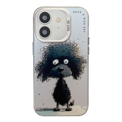 Animal Pattern Oil Painting Series PC + TPU Phone Case, For iPhone 12, For iPhone 12 Pro Max, For iPhone 12 Pro