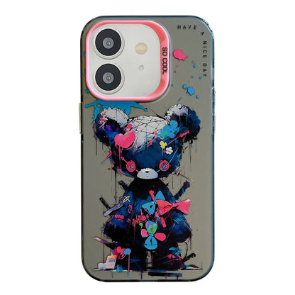 Animal Pattern Oil Painting Series PC + TPU Phone Case, For iPhone 12, For iPhone 12 Pro Max, For iPhone 12 Pro