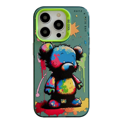 Animal Pattern Oil Painting Series PC + TPU Phone Case, For iPhone 12 Pro, For iPhone 12 mini, For iPhone 11 Pro Max
