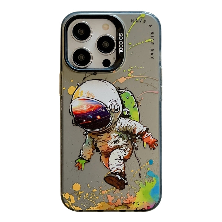 Animal Pattern Oil Painting Series PC + TPU Phone Case, For iPhone 15 Pro Max, For iPhone 15 Pro, For iPhone 15 Plus