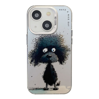 Animal Pattern Oil Painting Series PC + TPU Phone Case, For iPhone 15 Plus, For iPhone 15, For iPhone 14 Plus