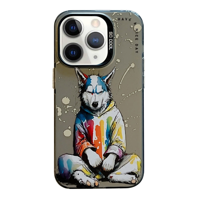 Animal Pattern Oil Painting Series PC + TPU Phone Case, For iPhone 11 Pro Max, For iPhone 11, For iPhone X / XS