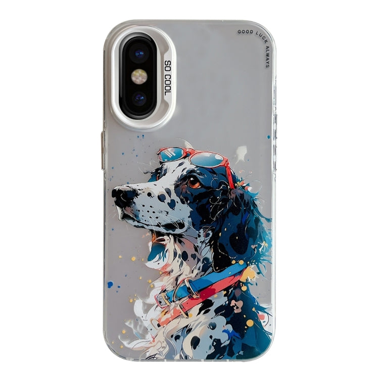Animal Pattern Oil Painting Series PC + TPU Phone Case, For iPhone 11 Pro Max, For iPhone 11, For iPhone X / XS