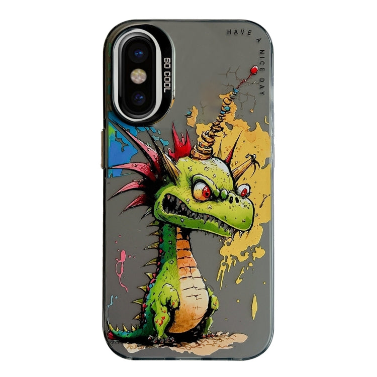 Animal Pattern Oil Painting Series PC + TPU Phone Case, For iPhone 11 Pro Max, For iPhone 11, For iPhone X / XS