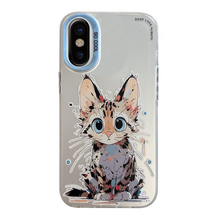 Animal Pattern Oil Painting Series PC + TPU Phone Case, For iPhone 11 Pro Max, For iPhone 11, For iPhone X / XS