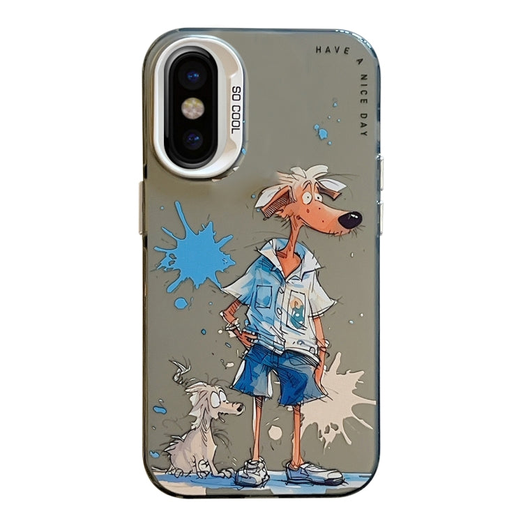 Animal Pattern Oil Painting Series PC + TPU Phone Case, For iPhone 11 Pro Max, For iPhone 11, For iPhone X / XS