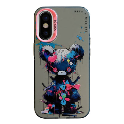 Animal Pattern Oil Painting Series PC + TPU Phone Case, For iPhone 11 Pro Max, For iPhone 11, For iPhone X / XS