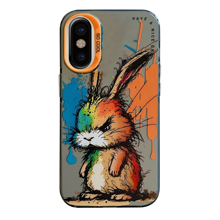 Animal Pattern Oil Painting Series PC + TPU Phone Case, For iPhone 11 Pro Max, For iPhone 11, For iPhone X / XS