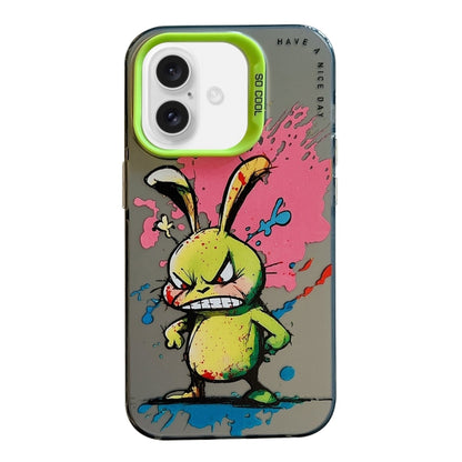 Animal Pattern Oil Painting Series PC + TPU Phone Case, For iPhone 16, For iPhone 15 Pro Max, For iPhone 15 Pro