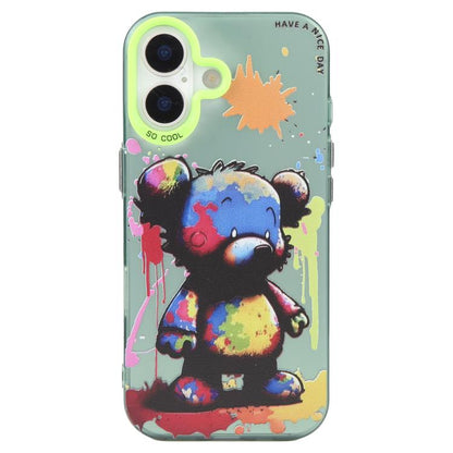 Animal Pattern Oil Painting Series PC + TPU Phone Case, For iPhone 17, For iPhone Air, For iPhone 16 Pro Max