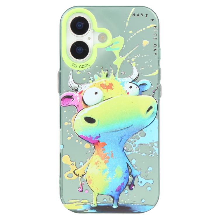 Animal Pattern Oil Painting Series PC + TPU Phone Case, For iPhone 17, For iPhone Air, For iPhone 16 Pro Max