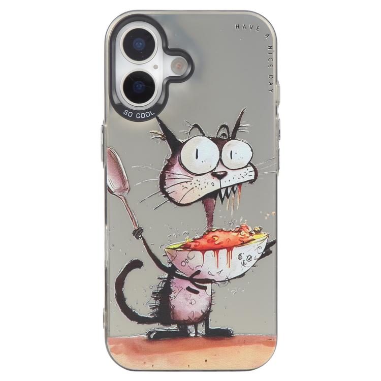 Animal Pattern Oil Painting Series PC + TPU Phone Case, For iPhone 17, For iPhone Air, For iPhone 16 Pro Max