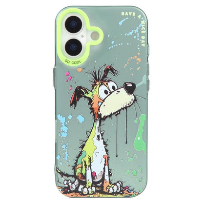 Animal Pattern Oil Painting Series PC + TPU Phone Case, For iPhone 17, For iPhone Air, For iPhone 16 Pro Max