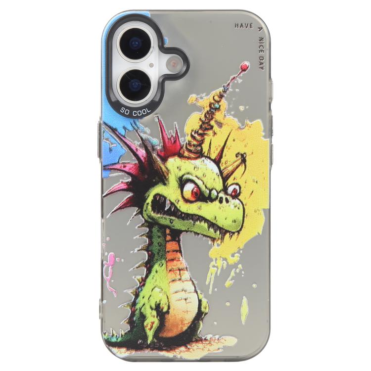 Animal Pattern Oil Painting Series PC + TPU Phone Case, For iPhone 17, For iPhone Air, For iPhone 16 Pro Max